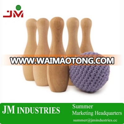 popular design used wooden Bowling balls bowling pins for sports