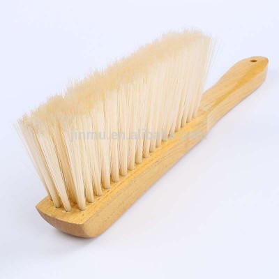 hog bristle counter duster with wood block soft bristle cleaning brush